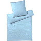 slewo Elegante »Solid Bettwäsche aus Mako-Jersey, / bleu / 135x200 cm