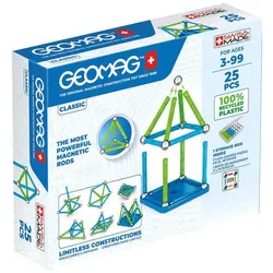 Geomag Classic Blocks Recycled, Magnetbausystem, 25 Teile