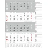 Heye 4-Monats-Planer, rot 2026