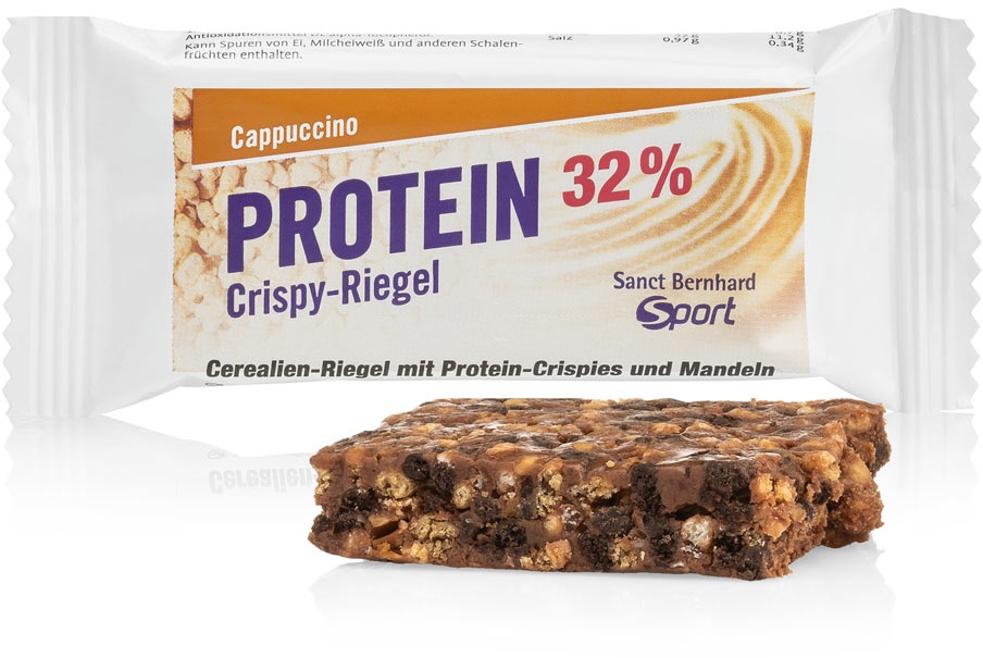 Sanct Bernhard Sport Protein Crispy Bar 32 % cappuccino - 35 g