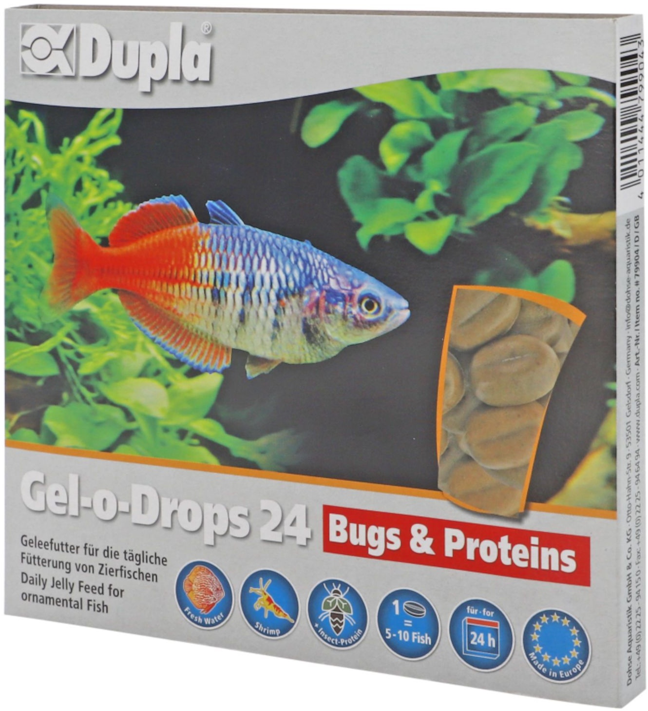 Dupla Aquarienfutter Gel-o-Drops 24 Bugs & Proteins 12x2 g