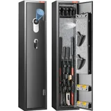 Vevor Waffenschrank 5 Gewehre Fingerabdruckschloss
