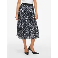 VILA Vinitban Print Midi Skirt - S