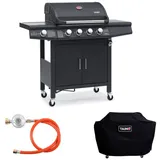 TAINO Gasgrill Red 4+1-Set 95511