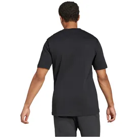 adidas Essentials Big Logo Kurzarm-T-Shirt Black / White 2XL