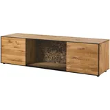MASSIVMOEBEL24.DE Starnberg Lowboard 200x53x55 cm Natur Geölt Beige Massivholz