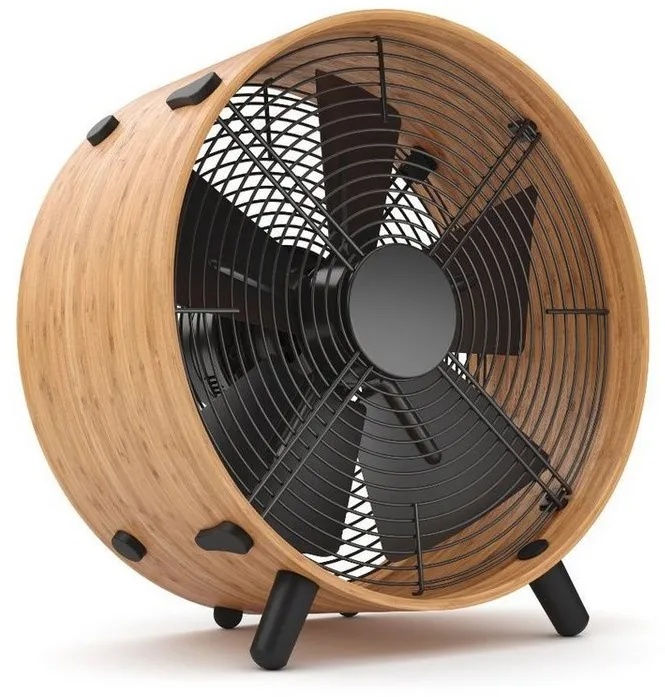 Stadler Form Tischventilator Otto bamboo gelb|schwarz