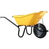 Haemmerlin Schubkarre Pick Up 110 l Gelb Kunststoffmulde Luftrad