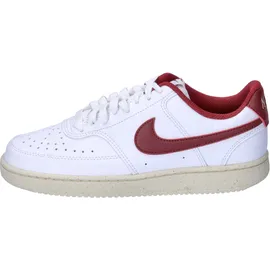 Nike Court Vision Low Next Nature Damen White/Muslin/Metallic Gold Star/Team Red 41