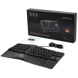 Perixx PERIBOARD-335 Low-Profile Blue Clicky DE