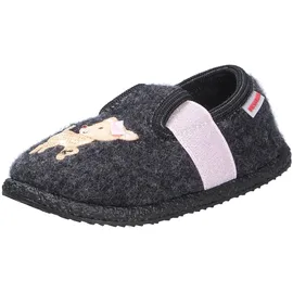 Giesswein Mädchen Hausschuhe THUM KIDS, grau, Gr.24 - Grau - 24