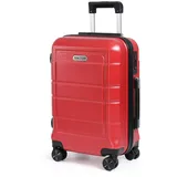 TAN.TOMI Handgepäckkoffer Trolley Hartschalenkoffer Hard Shell Hartschalenkoffer Trolley Koffer, 4 Rollen, Reisekoffer Reisekofferset Gepäck mit Zahlenschloss rot 56 cm