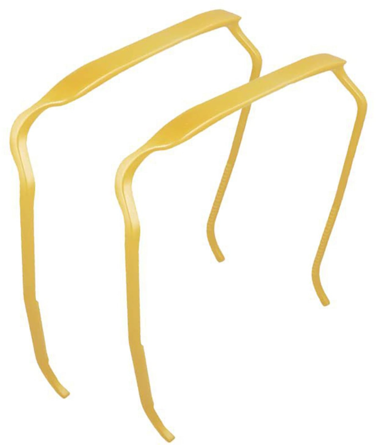 Curly Thick Hair Large Headband,Curly Hair Plastic Hair Hoop Hairband,Sunglasses Headband,Invisible Hair Hoop,Get Volume And Style Hair Without The Headache-Yellow