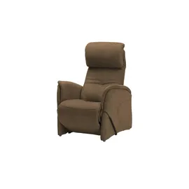 Hukla Relaxsessel Pierre Flachgewebe 75 x 108 x 87 cm Braun elektrisch