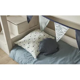 Lifetime Kissen Muschel 50 x 35 cm Blau