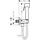 Hansgrohe Bidette Duschkopf 1 Strahlart softsquare für Kaltwasser Chrom 29241000