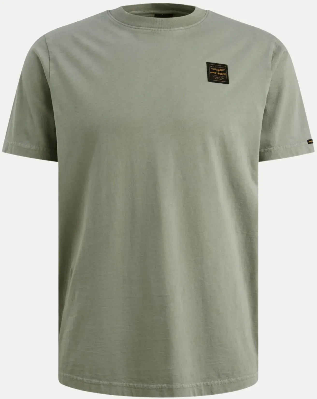 T-Shirt mit Badge Grün M