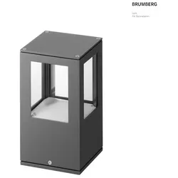 Brumberg LED Pollerleuchte KORRA IP54, 230V AC, 50 Hz, 7W, 3000K, 250lm, graphit, schaltbar BRUM-65191103