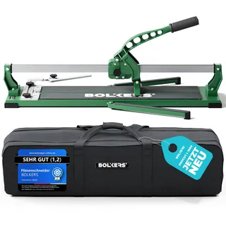 BOLKERS® ProCut L 1000 Fliesenschneider - Fliesenschneider 1000mm Schnittlänge - präzise Schnitte Dank Wolframcarbid-Schneidrad mit Kugellager - Flisenschneidmaschine mit magnetischem Brechstempel