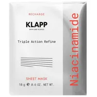 Klapp Cosmetics Klapp Niacinamide Triple Action Refine Sheet Mask
