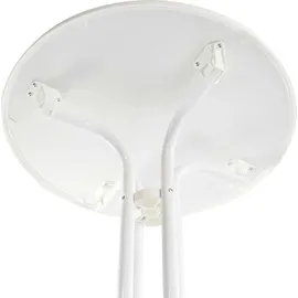 toboli klappbarer Bistrotisch Ø 80 cm Weiß
