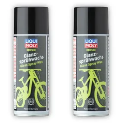 2x 400ml LIQUI MOLY 6058 Konservierungswachs Bike Glanzsprühwachs Fahrrad
