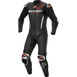 Alpinestars Gp-r7 Lederkombi - Schwarz/Weiß/Neon-Rot / 62