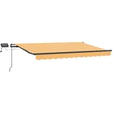 vidaXL Einziehbare Markise Sand 450 x 300 cm gelb