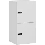 Schildmeyer Locked Spind Schrank 159257 80x40x180 mattweiß