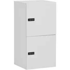 Schildmeyer Locked Spind Schrank 159257 80x40x180 mattweiß
