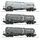 Roco 3-tlg. Set: Kesselwagen 6600143 H0