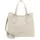 Umhängetasche Kunstleder Beige