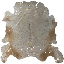 Kayoom Lederteppich »Glam 110 - gelb & gold),