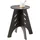 SoBuy Beistelltisch Schwarz Holz 50 x 55 cm