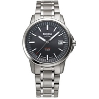 Boccia Herren Analog Quarz Uhr mit Titan Armband 3643-04