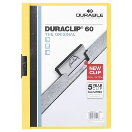 Durable Schnellhefter Duraclip 60 A4 Gelb