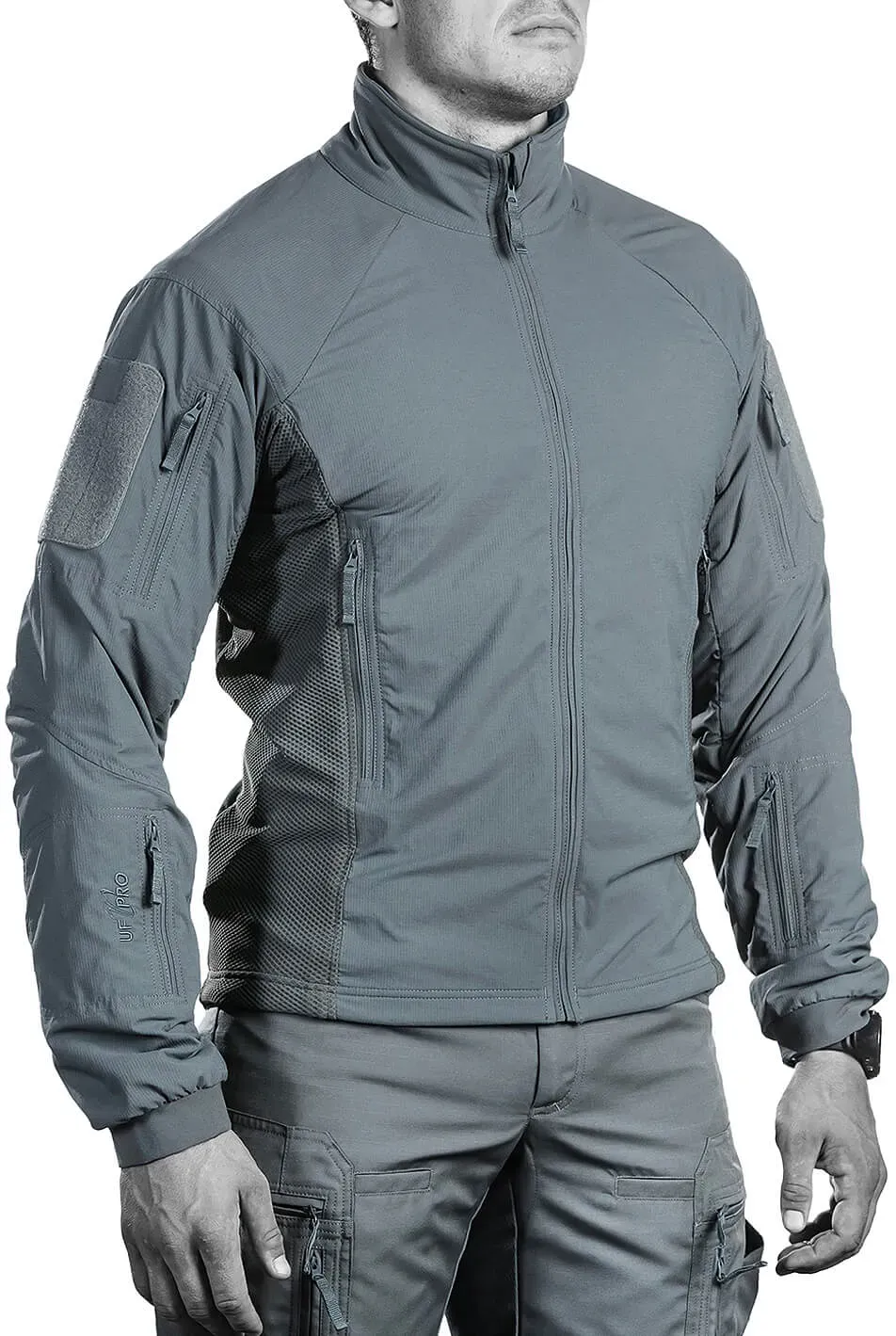 UF PRO Hunter FZ Gen.2 Taktische Softshell Jacke steel grey, Größe 3XL