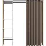 TemaHome »Tom«, ausziehbarer Kleiderschrank, Vorhang und viele Fächer, Höhe 181 cm