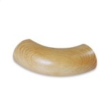Handlauf Bogen Fichte/Tanne rund, 45° oder 90° in Ø 40 - 50 mm, für Holzhandlauf