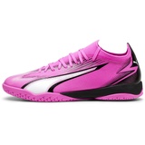 Puma Ultra Match IT Soccer Shoes, Poison Pink-Puma White-Puma Black, 42.5 EU