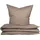 SCHIESSER Soho Uni Taupe 135 x 200 cm + 80 x 80 cm