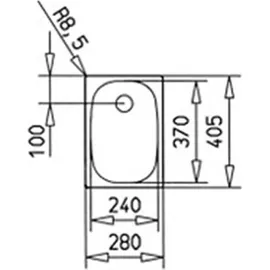 Teka E 1C 1N Edelstahl