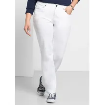 sheego Stretch-Hose in weiß | Gr.: 27