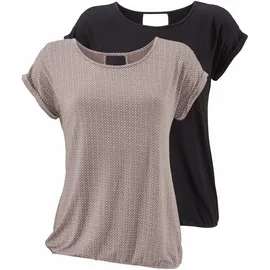 LASCANA Kurzarmshirt Mehrfarbig 32/34