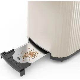 Princess Toaster Wave, 2-Scheiben, 7 Stufen, automatische Abschaltung, 930W, Beige, 930 W, 142337