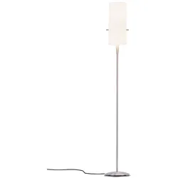 serien lighting Club Floor S Stehleuchte Aluminium gebürstet, Schirm Chintz weiß