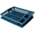 URBAN LIVING Sonoma Geschirrkorb mit Tablett 46 x 37 x 9,5 cm Farbe Citadel