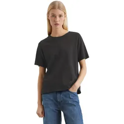 T-Shirt MARC O'POLO DENIM "aus softer Bio-Baumwolle", Damen, Gr. XXS, schwarz, Obermaterial: 100% Baumwolle, unifarben, Basic, loose fit, Rundhals, normaler Saum, Shirts T-Shirt