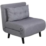 Livetastic Schlafsessel, Grau, Schwarz, Metall, Textil, 70x88x80 cm, Wohnzimmer, Sessel, Schlafsessel