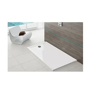 Hoesch Mineralguss-Duschwanne Muna S 130x90x3cm, weiß matt, ohne Antirutsch